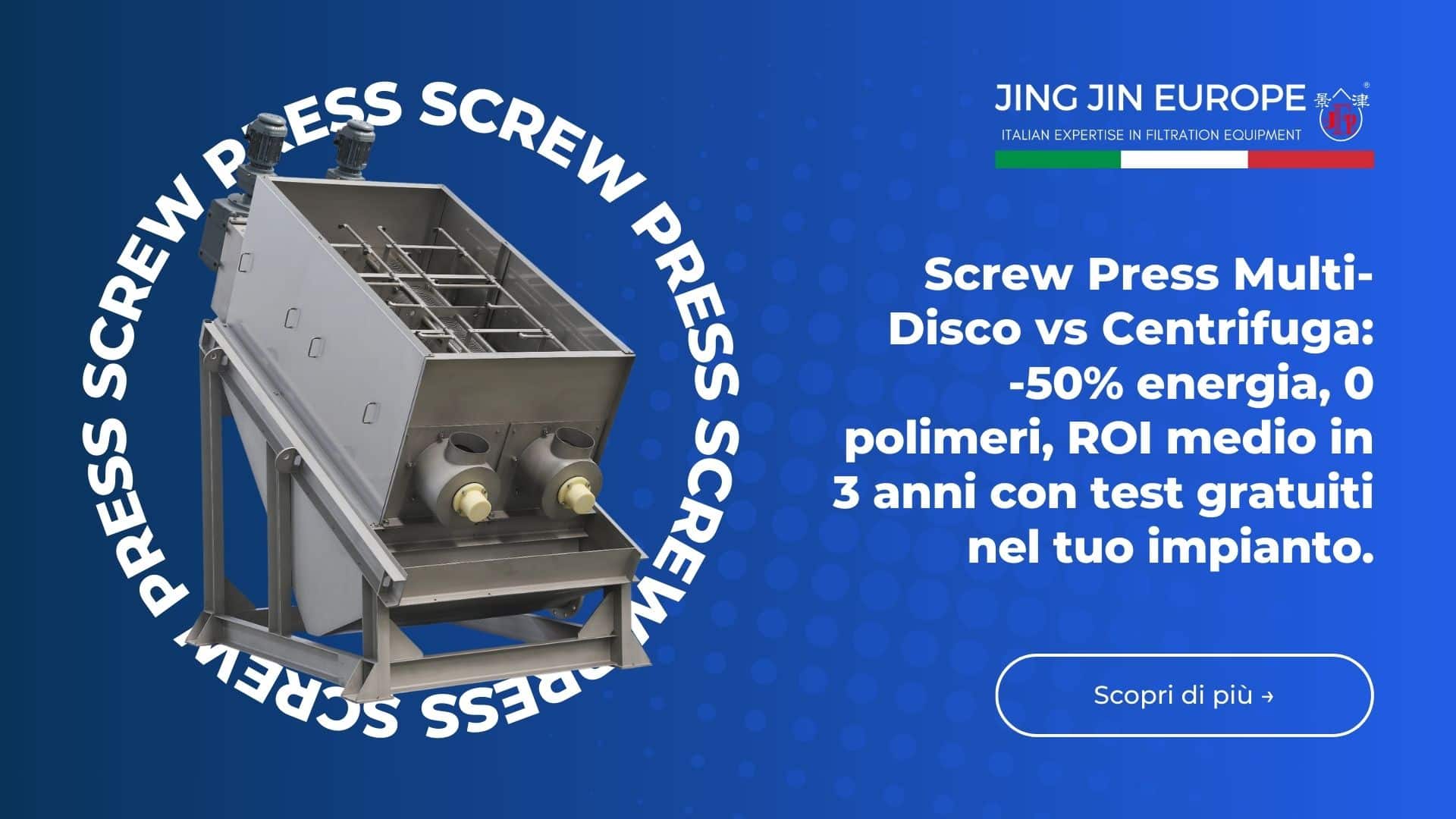 JJ Tecnica - Screw Press vs Centrifuga