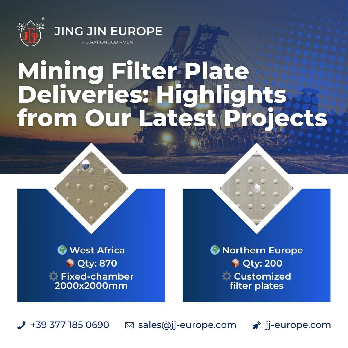 Mining Filter Plate Deliveries Highlights from Our Latest Projects